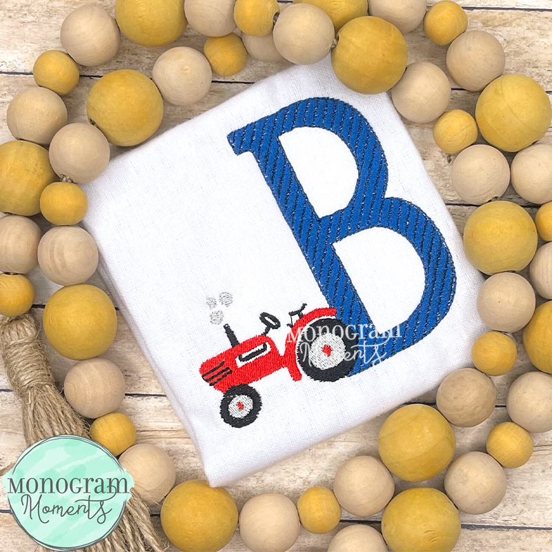 Vintage Tractor- MINI FILL EMBROIDERY