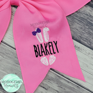Girl's Bunny Name  - MINI FILL EMBROIDERY