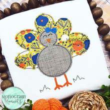 Load image into Gallery viewer, Girl&#39;s Turkey - BEAN APPLIQUE
