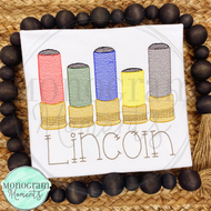Shotgun Shells - SKETCH EMBROIDERY