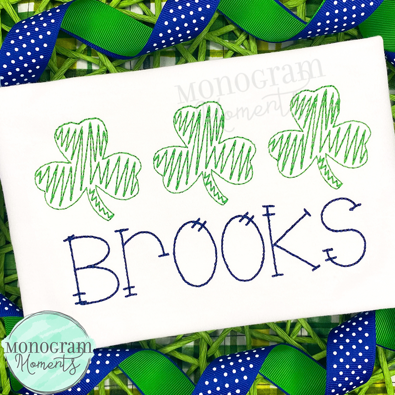 St. Patrick's Day Embroidery