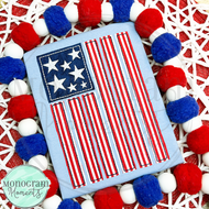 Vertical American Flag - BEAN APPLIQUE