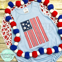 Load image into Gallery viewer, Vertical American Flag - BEAN APPLIQUE
