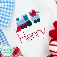 Heart Train - MINI FILL EMBROIDERY