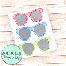 Load image into Gallery viewer, Sunglasses Trio -  SKETCH EMBROIDERY
