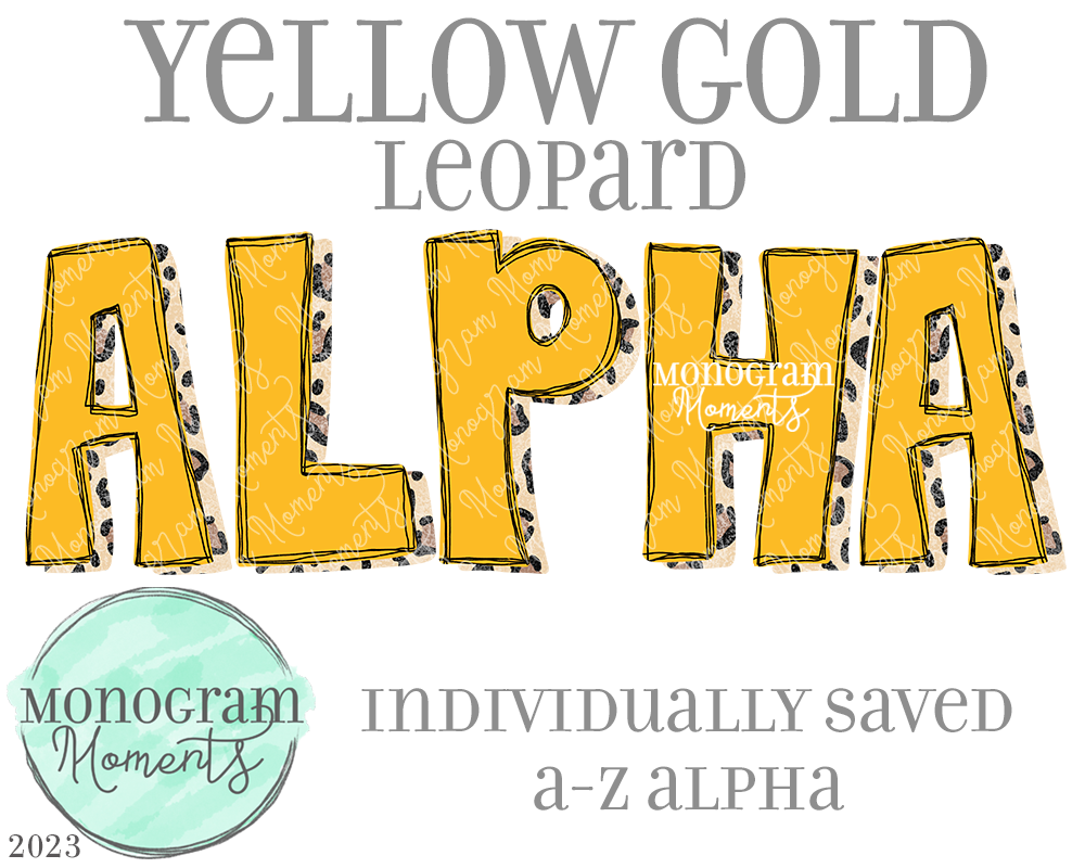 Yellow Gold Leopard Alpha