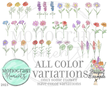 Load image into Gallery viewer, Birth Month Flowers Bundle
