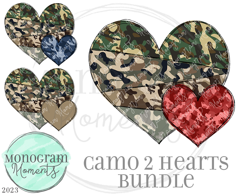 Camo 2 Hearts - Bundle