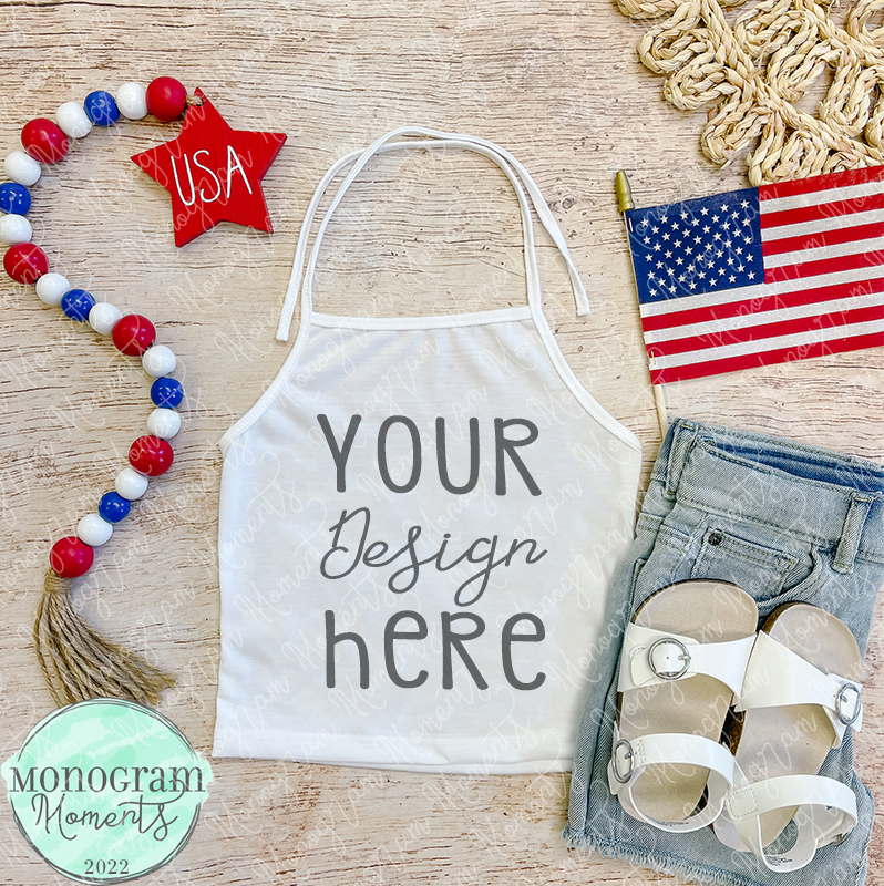 LR Blanks-Halter-Patriotic – Monogram Moments