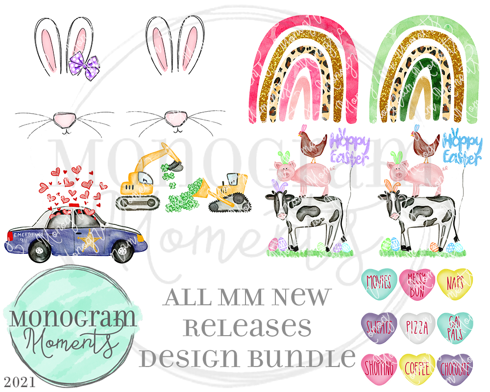 MM New Release Bundle 1/7/21 - Save 50% - 8 Total Designs