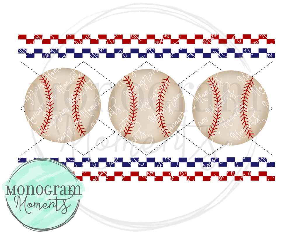 Baseball Faux Smocking