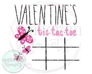 Girl's Valentine's Day Tic-Tac-Toe