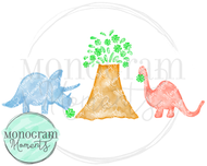 Boy's St. Patrick's Day Dino Trio