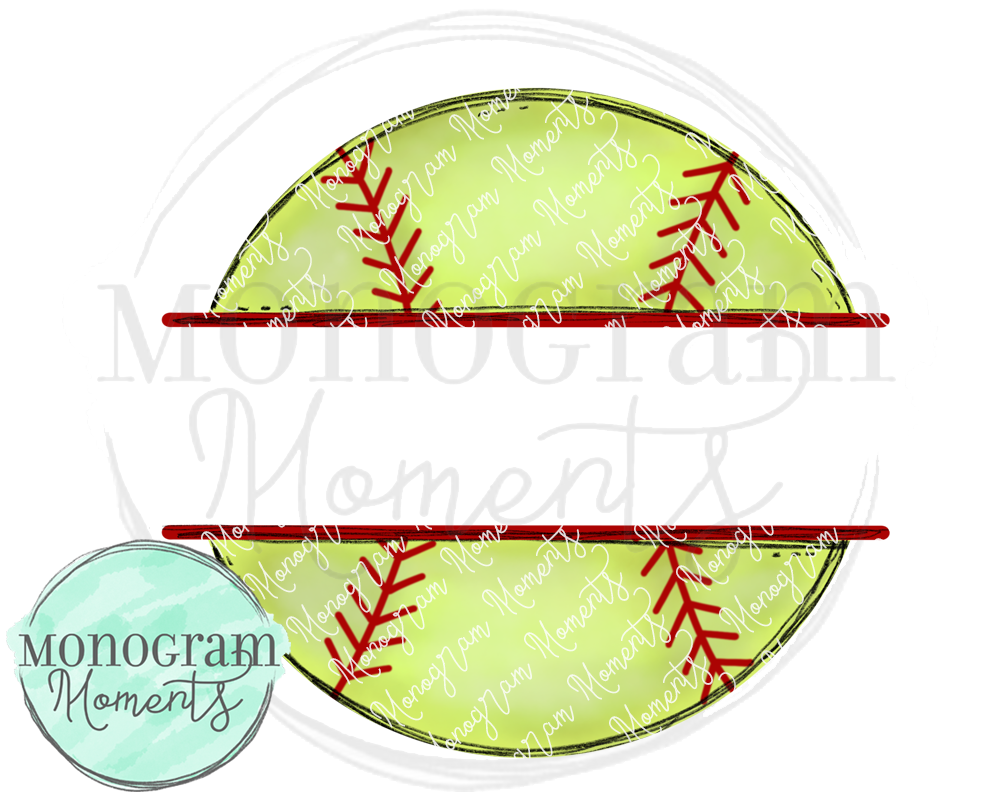 Softball Name Plate