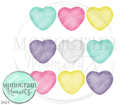 Girl's Blank Heart Candy