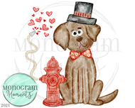 Boy's Valentine's Day Chocolate Dog
