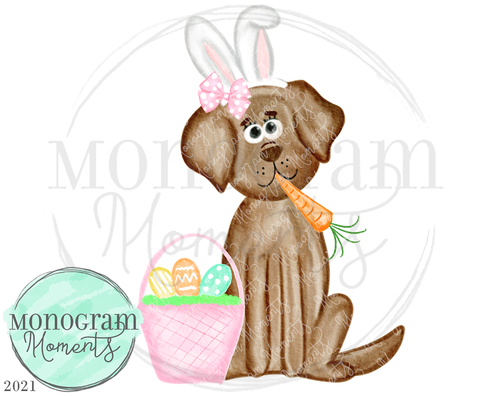 Girl's Easter Chocolate Lab 2021