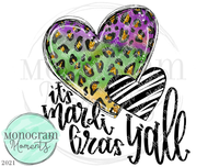 It's Mardi Gras Y'all Hearts