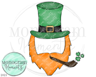 Leprechaun Monogram Face
