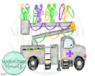Mardi Gras Lineman Truck