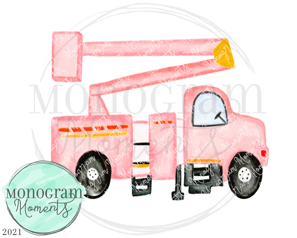 Pink Lineman Truck