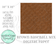 Brown Bat Baseball Mix DP
