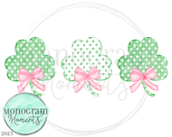 Polka Dot Shamrock Trio