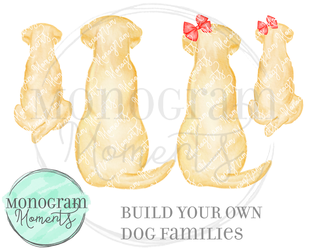 Build-Your-Own Yellow Lab Family