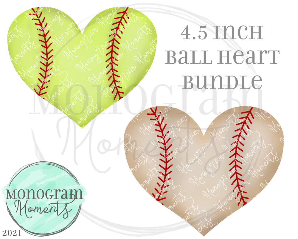 Baseball & Softball Hearts