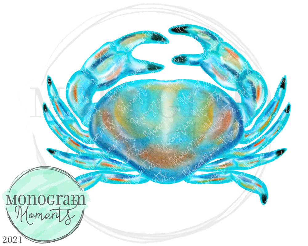 Blue Colorful Crab