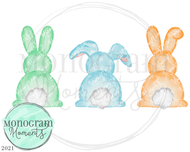 Boy's Bunny Tails Trio