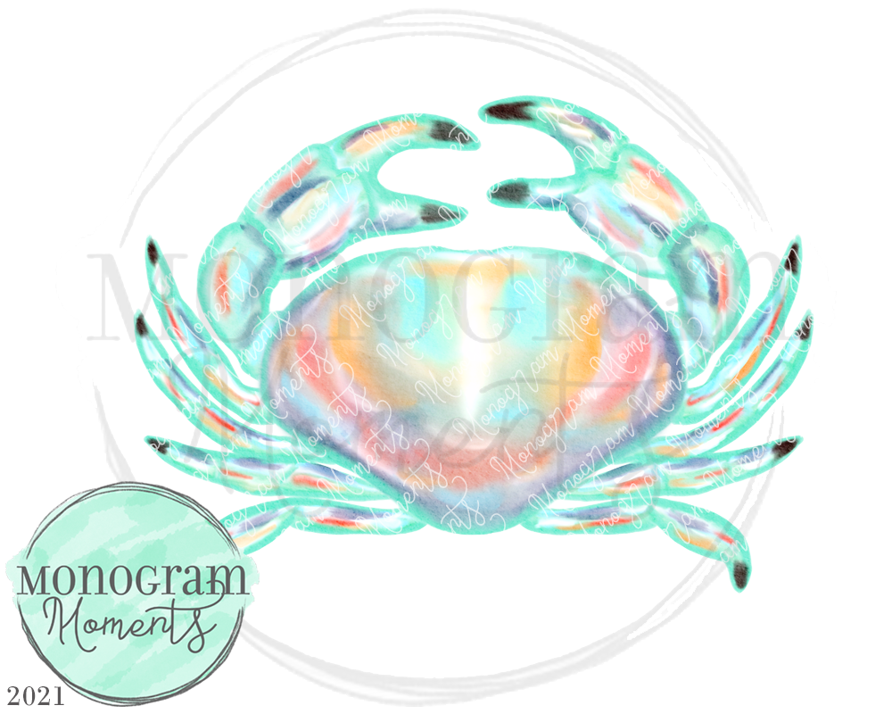 Mint Colorful Crab
