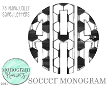Load image into Gallery viewer, Soccer Monogram
