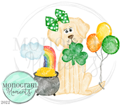 Girl's St. Pats Yellow Lab