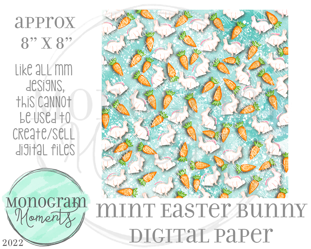 Mint Easter Bunny DP