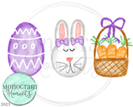 Girl's Easter Things Trio