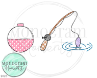 Girl's Pattern Fishing Trio