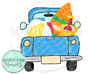 Blue Beach Things Pick-Up