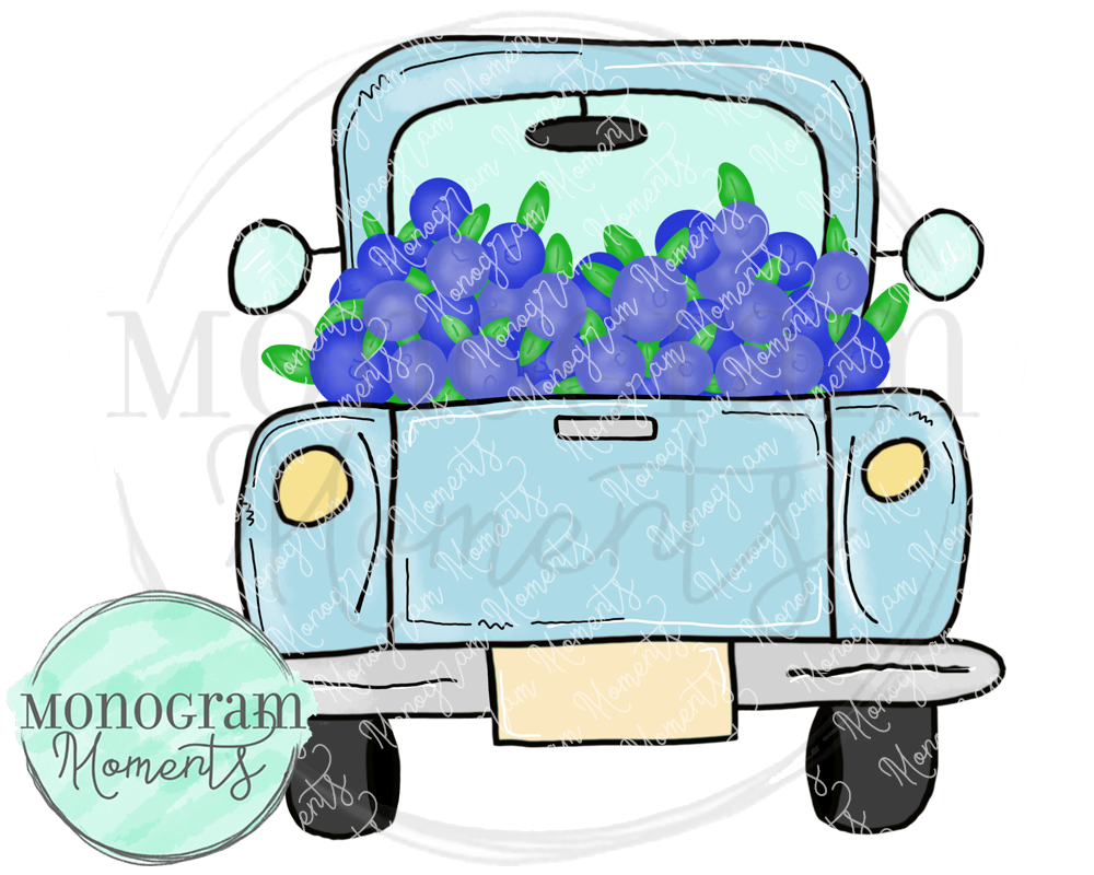 Boy's Blueberry Pick-Up Truck