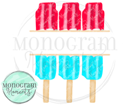 Bomb Pops Name Plate