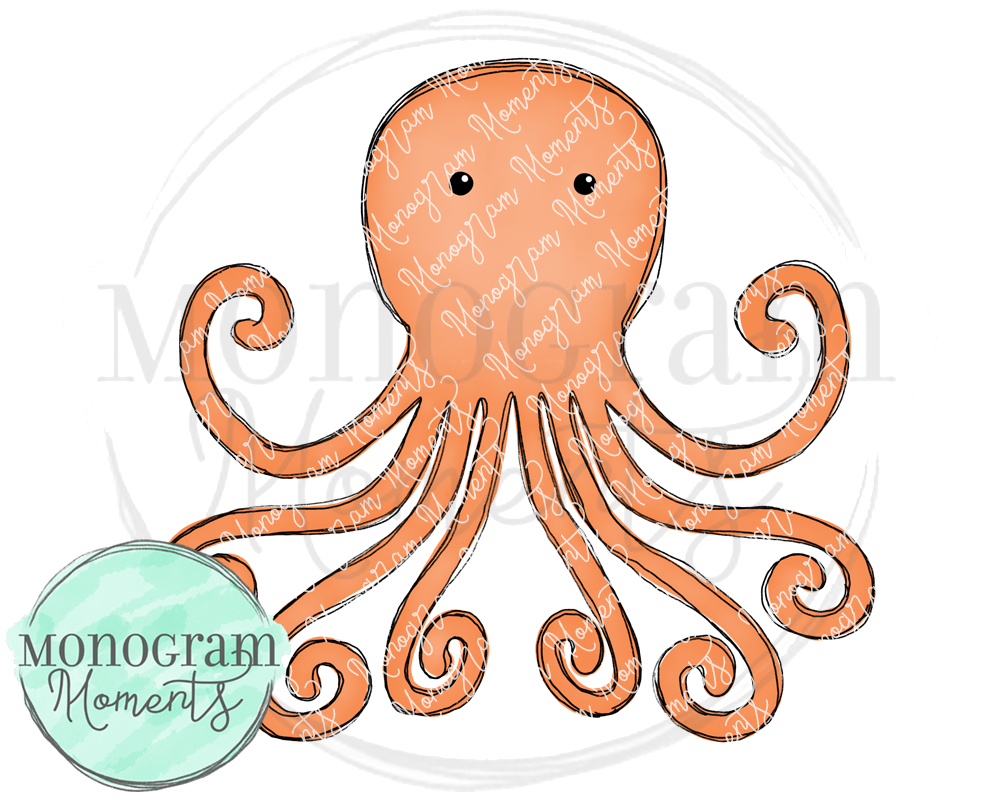 Orange Octopus – Monogram Moments