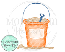 Load image into Gallery viewer, Orange Sand Bucket
