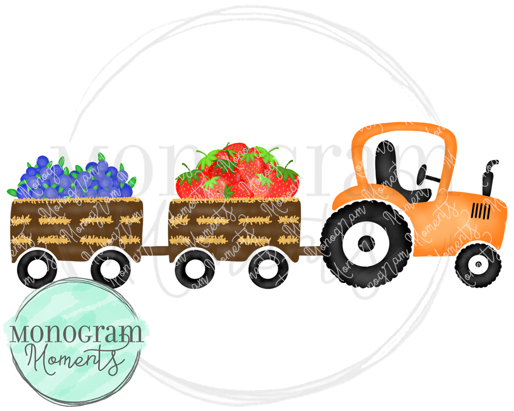 Orange Berry Tractor