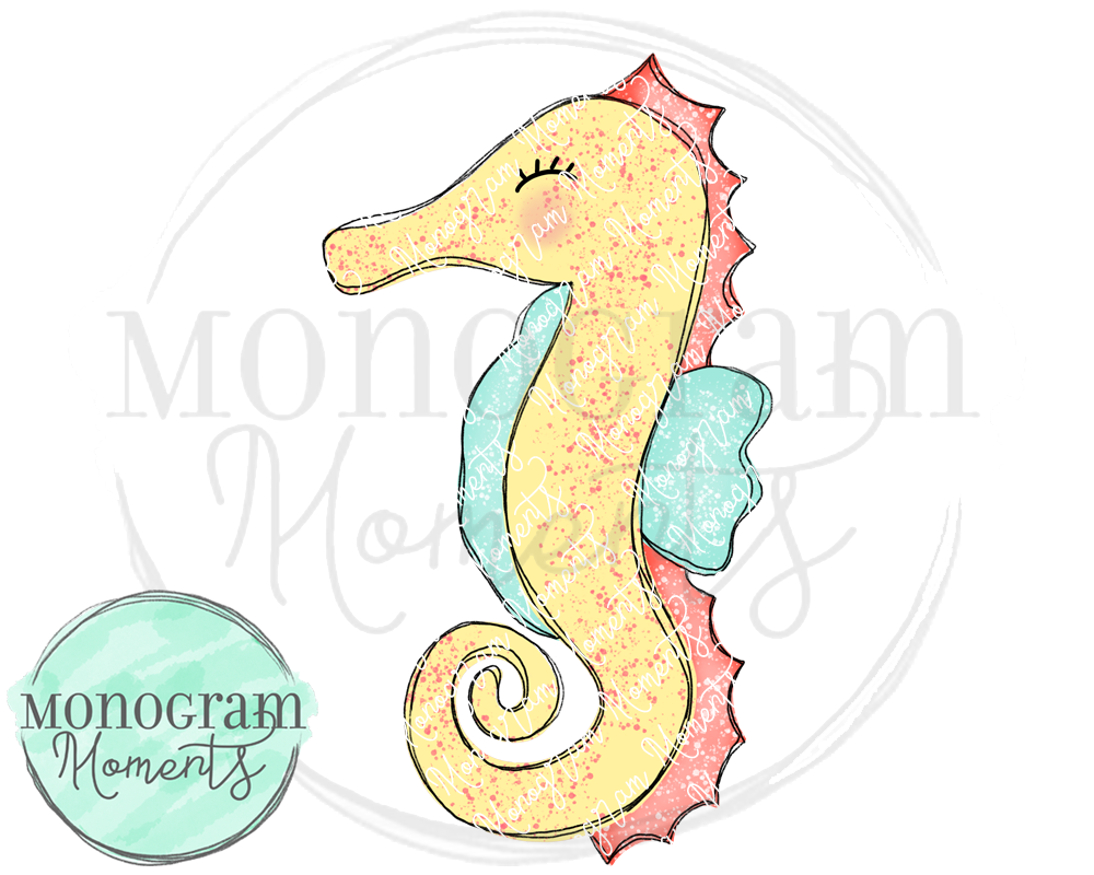 Yellow Seahorse