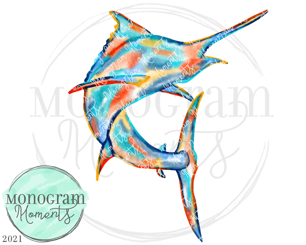 Colorful Blue Marlin