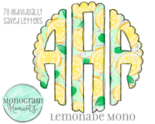 Load image into Gallery viewer, Lemonade Monogram
