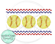 Softball Faux Smocking