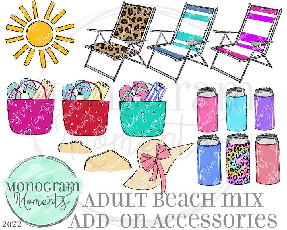 Adult Beach Mix Add-On Accessories