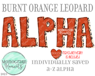 Burnt Orange Leopard Alpha