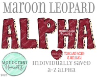 Maroon Leopard Alpha